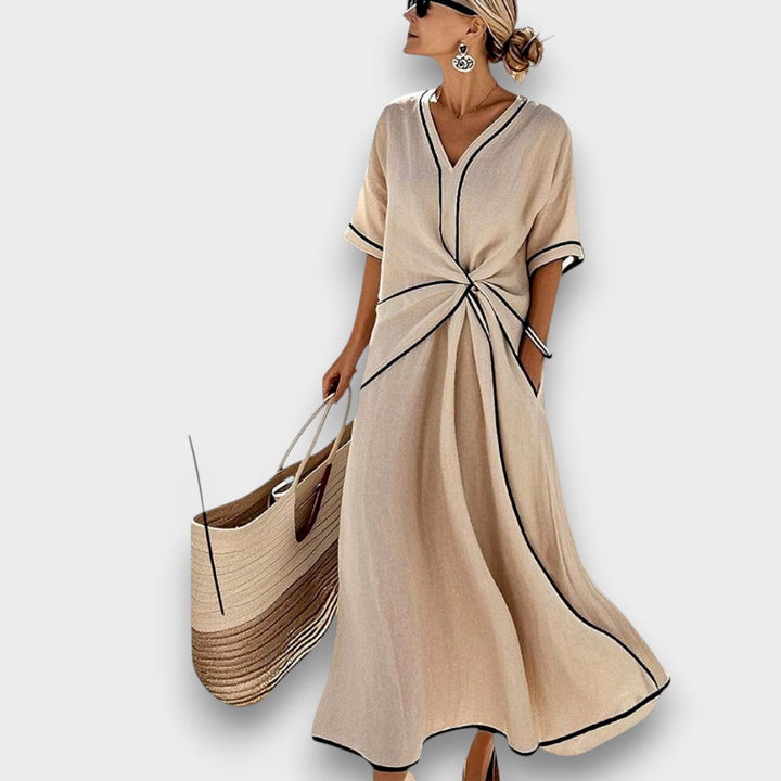 Ema™ | Vestido ligero de verano a rayas