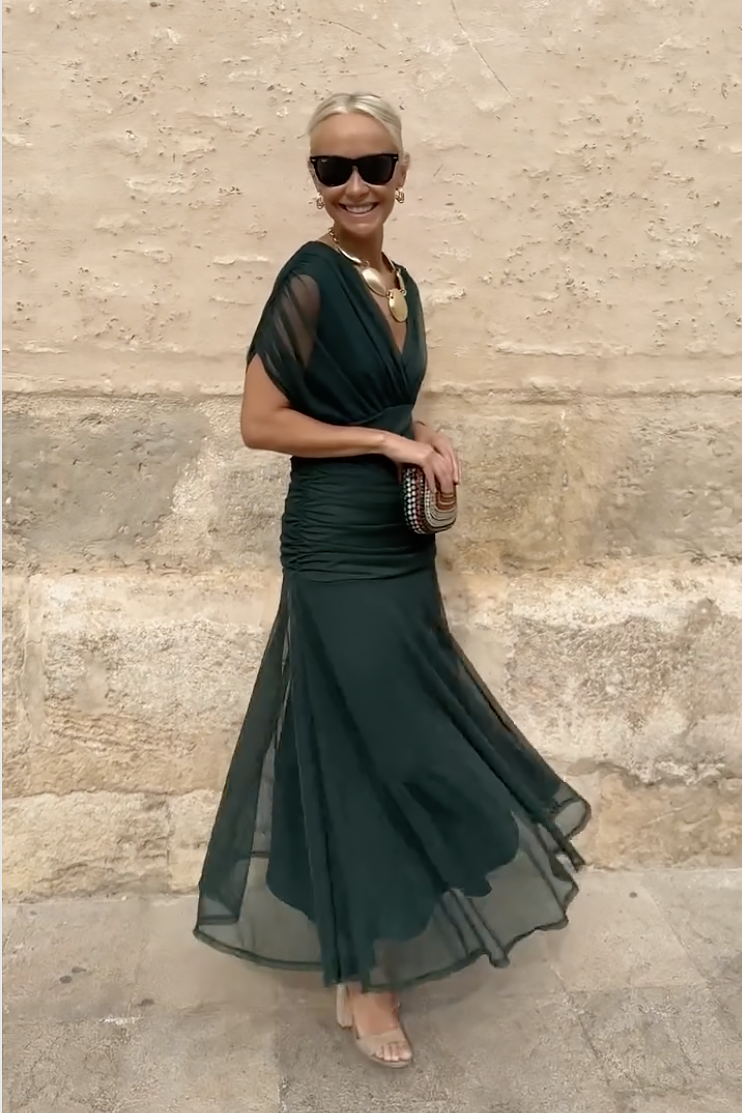 Luisa | Vestido con escote en V