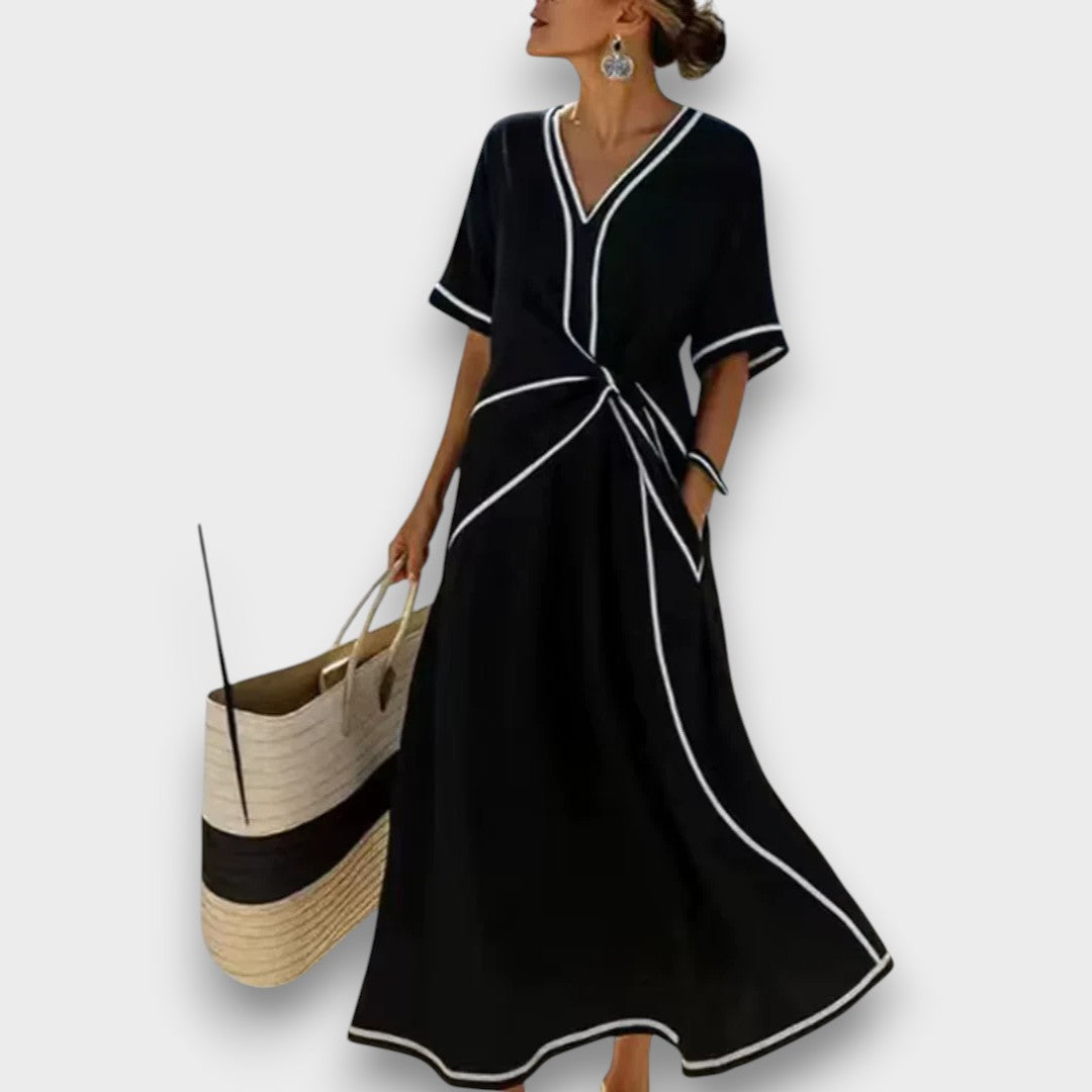 Ema™ | Vestido ligero de verano a rayas