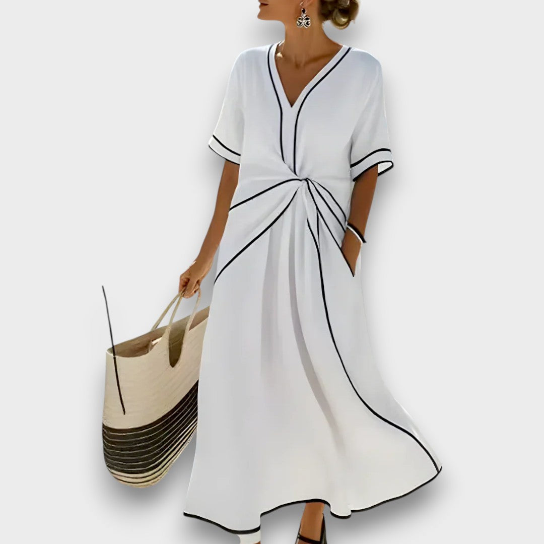Ema™ | Vestido ligero de verano a rayas