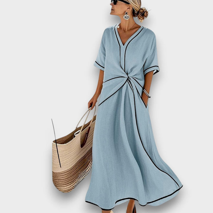 Ema™ | Vestido ligero de verano a rayas