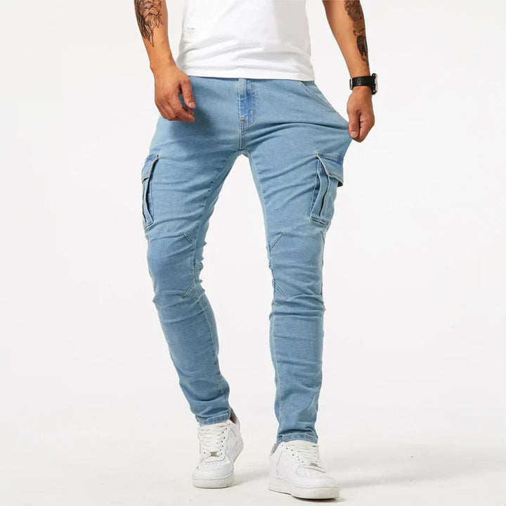 MATEO™ | Vaqueros Cargo Elásticos
