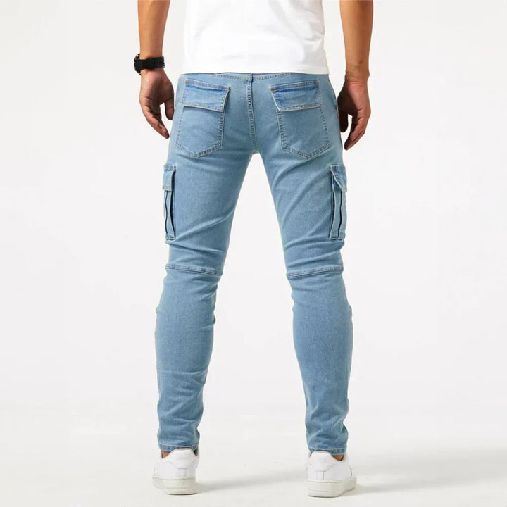MATEO™ | Vaqueros Cargo Elásticos
