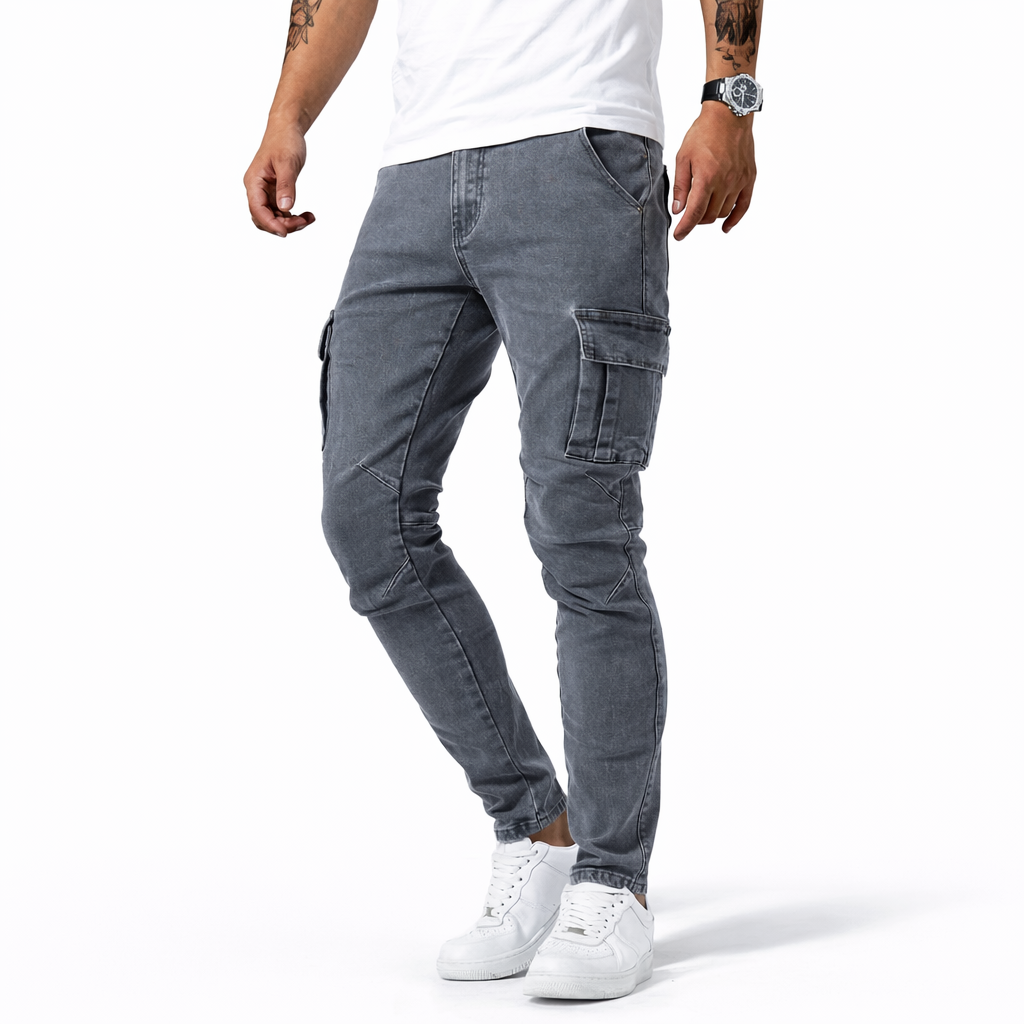 MATEO™ | Vaqueros Cargo Elásticos