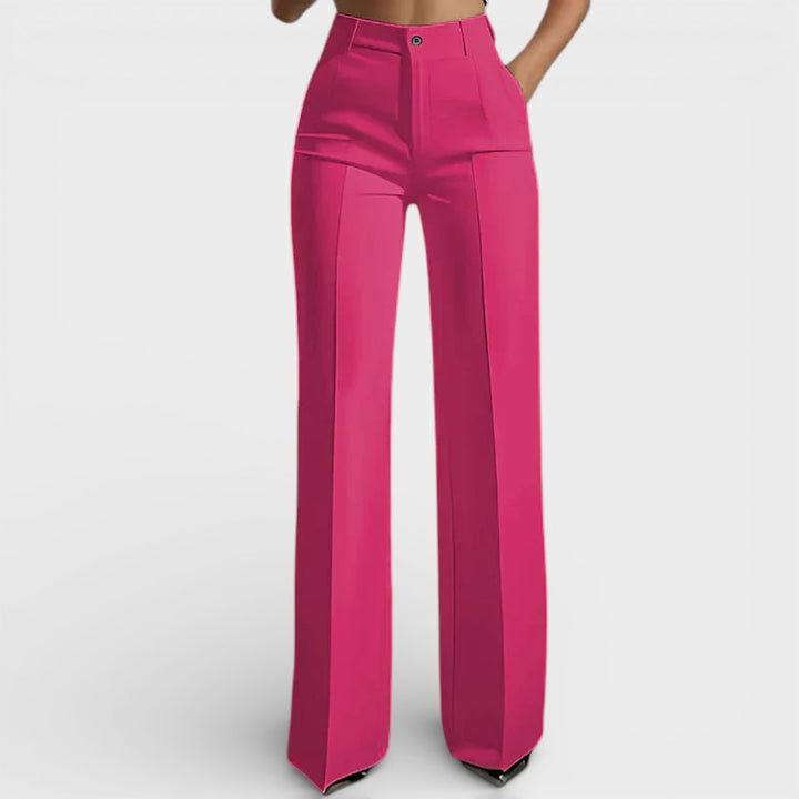 Amelia™ | Pantalón de tiro alto elegante
