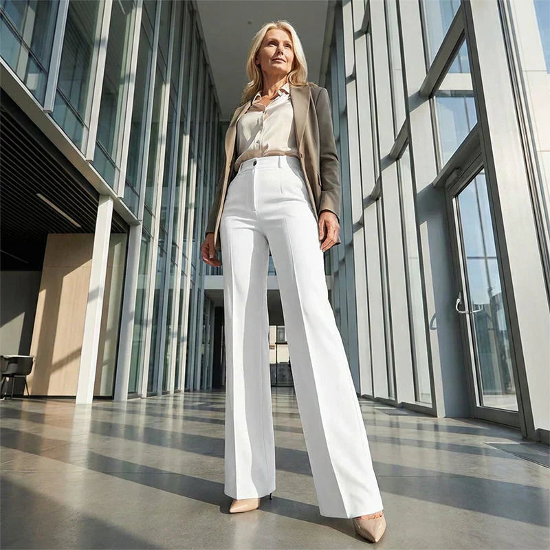 Amelia™ | Pantalón de tiro alto elegante