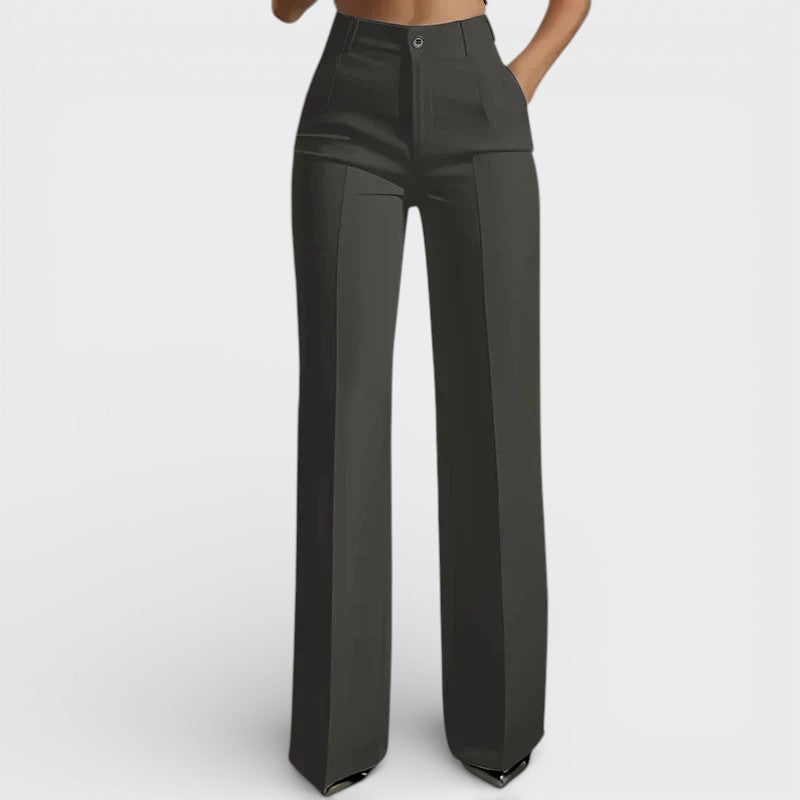 Amelia™ | Pantalón de tiro alto elegante