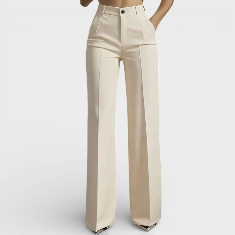 Amelia™ | Pantalón de tiro alto elegante