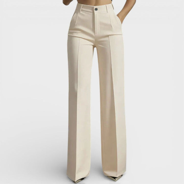 Amelia™ | Pantalón de tiro alto elegante