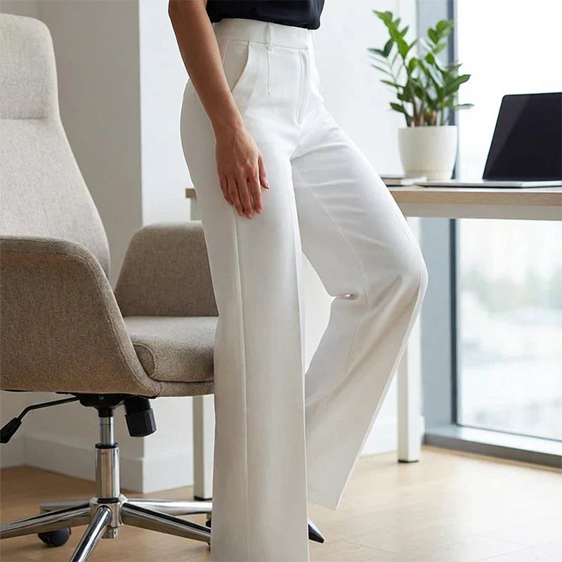 Amelia™ | Pantalón de tiro alto elegante