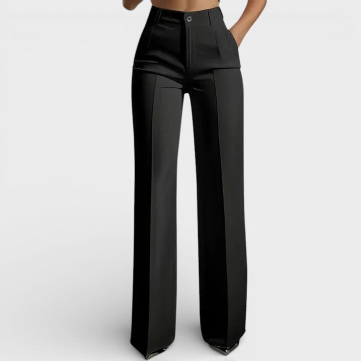 Amelia™ | Pantalón de tiro alto elegante