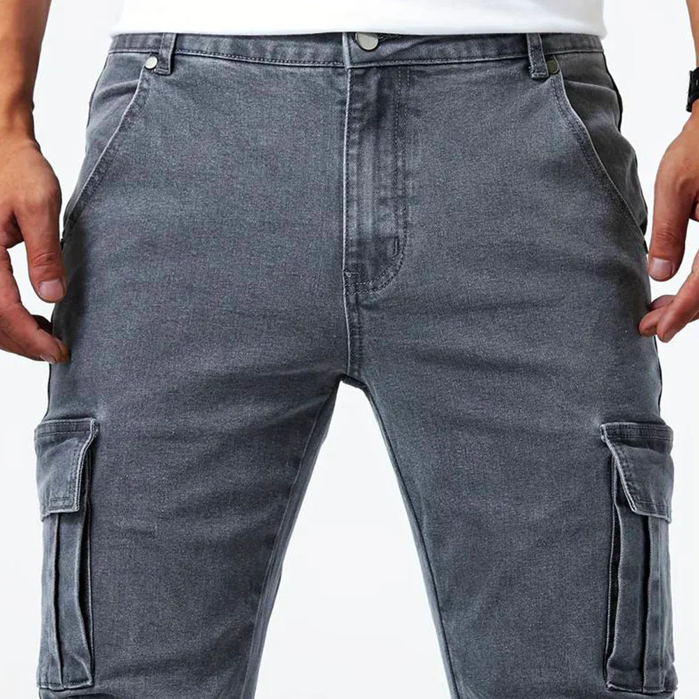 MATEO™ | Vaqueros Cargo Elásticos